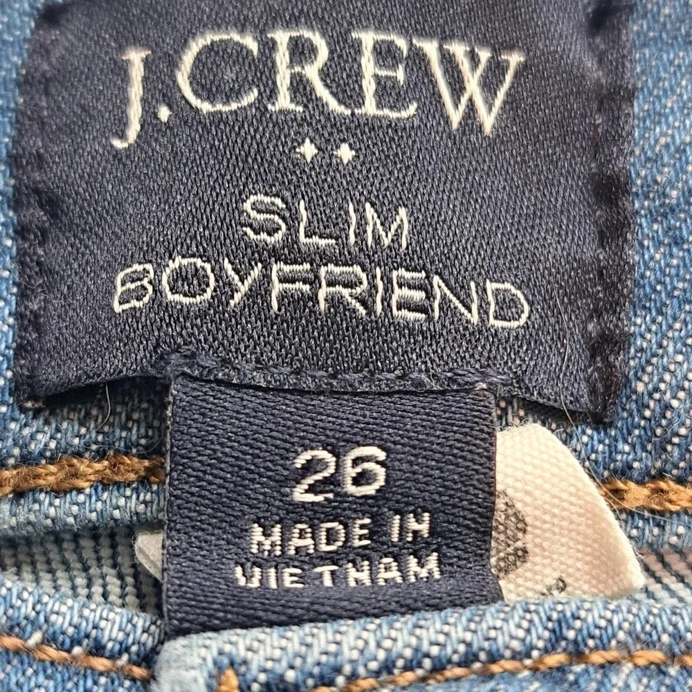 J. Crew Slim Boyfriend Jeans Waist 26 - Picture 3 of 5